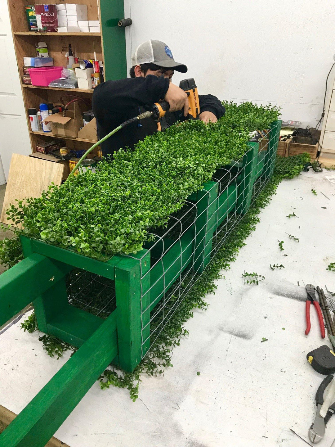box hedge planters Boxwood Custom Hedges – New Growth Designs